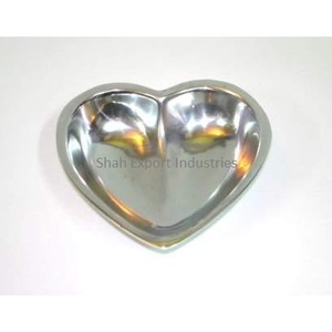 Bol de service en aluminium argenté de forme carrée de style vintage pour la maison, l'hôtel, les collations de table et le saladier, l'artisanat - Product Image 5
