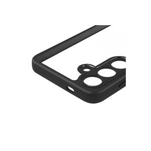 Coque souple transparente en TPU avec protection d'appareil photo pour Samsung Galaxy S24 - Noir (silicone électro-plaqué) - Product Image 2