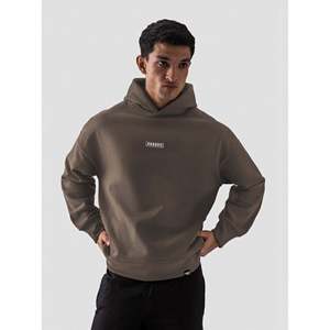 เสื้อฮู้ดสีน้ำตาลอูฐฟอกสี 100% ผ้าฝ้ายเฟรนช์เทอร์รี่ สตรีทแวร์ ซิปหน้า สำหรับฤดูหนาว พร้อมป้ายกำกับแบบกำหนดเอง ไซส์ XS - Product Image 6