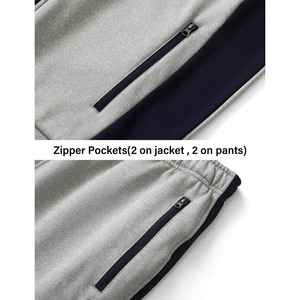 Ensemble de survêtement pour homme en gros, sweat-shirt et pantalon de survêtement 2 pièces, coupe ample, logo personnalisé, ensembles de jogging, survêtements unisexes - Product Image 4