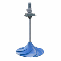 Agitateur hyperboloïde QSJ/GSJ pour réservoir de régulation de la coagulation, machine d'agitation haute efficacité pour le traitement des eaux usées
