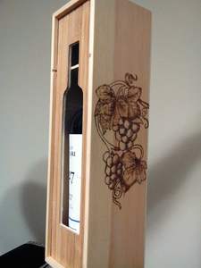 Boîte à vin en bois personnalisée avec une belle finition, artisanat fait main, vente en gros et OEM disponible - Product Image 2