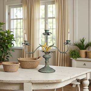 Candélabre à l'aspect unique Pot à bougie décoratif de table pour fête de mariage élégant de couleur rustique avec approvisionnement en candélabres de qualité supérieure - Product Image 1