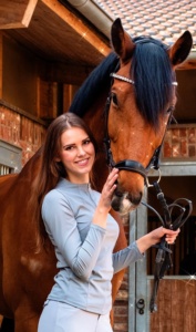 Camisas de equitación de secado rápido ultrasuaves para mujer, pantalones deportivos ecuestres personalizados, estampado de silicona, Base Horsekraft cómoda - Product Image 5