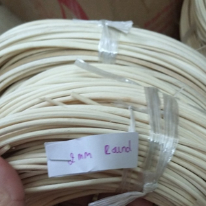 แกนหวายธรรมชาติฟอกขาวแกนหวายไม่มีสารเคมีแกนหวายกลม - Product Image 1