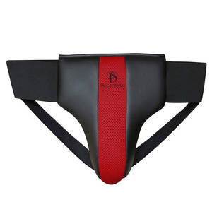 High Quality Heavy Duty Genuine Cowhide PU Leather <b>Groin</b> <b>Guard</b> New Design with Styles for <b>MMA</b> Players and Boxers - Product Image 1