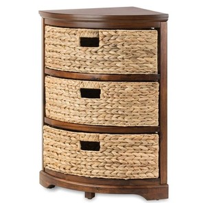 Gabinete de almacenamiento de mesa de esquina lateral, gabinete de almacenamiento rectangular, elegantes cajones de madera de bambú, gabinete de almacenamiento de jacinto de agua personalizado - Product Image 2