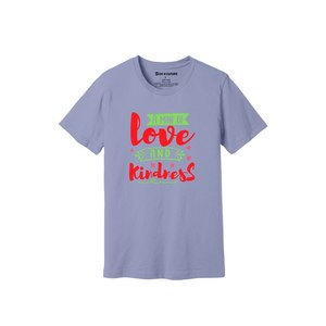 Thèmes de gentillesse imprimer 100% t-shirt en tissu de coton 160-180 à lourd GSM 12 couleurs disponibles Personnalisé votre propre conception et placement - Product Image 1