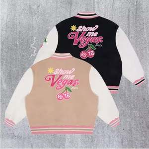 Chaqueta Letterman de alta calidad, chaquetas Varsity, chaqueta Varsity personalizada de cuero para hombre - Product Image 1