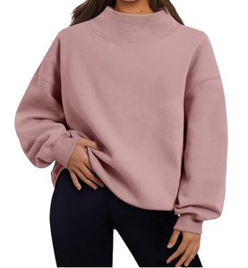 Sudadera de cuello redondo con empalme de primavera y otoño, sudadera holgada totalmente personalizada, sudaderas de alta calidad para hombres - Product Image 3