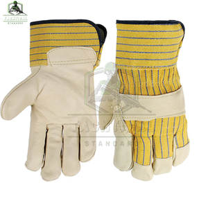 New Design Men's Safety Gloves-Leather High Quality Comfortable & Lightweight Breathable Flexible <b>Silicone</b>-free Customized Logo - Product Image 2