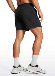 Alta calidad verano básico deporte secado rápido 100% poliéster gimnasio pantalones cortos secado rápido algodón Fitness entrenamiento ropa deportiva pantalones cortos - Product Image 2