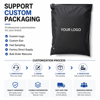 Logo personnalisé PE PET plastique Poly emballage fermeture éclair zip-lock t-shirt vêtement sacs d'emballage pour robes vêtements emballage