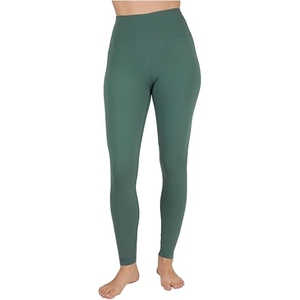Leggings respirants à taille haute avec cordon de serrage pour femmes, couleur unie, entraînement, yoga, fitness, style décontracté, pantalon de sport en gros, personnalisable - Product Image 6