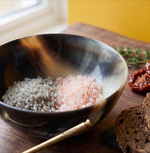 Best Selling Carved Buffalo Horn Vintage Salad Fruit Serving Bowl Indian Horn <b>Dinnerware</b> for Business Gifts - Product Image 4