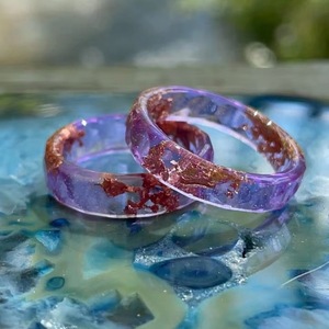 Resin Acrylic Rings Round Shape Handcrafted Love Ring Women Party Jewelry Wholesale Supply for Best Price - Product Image 2