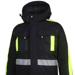 เสื้อแจ็คเก็ตนิรภัยคุณภาพสูง ดีไซน์ใหม่ แห้งเร็ว ระบายอากาศได้ดี สำหรับผู้ใหญ่ พร้อมโลโก้สั่งทำพิเศษ เสื้อแจ็คเก็ตทำงานเพื่อความปลอดภัยสำหรับผู้ชาย - Product Image 4