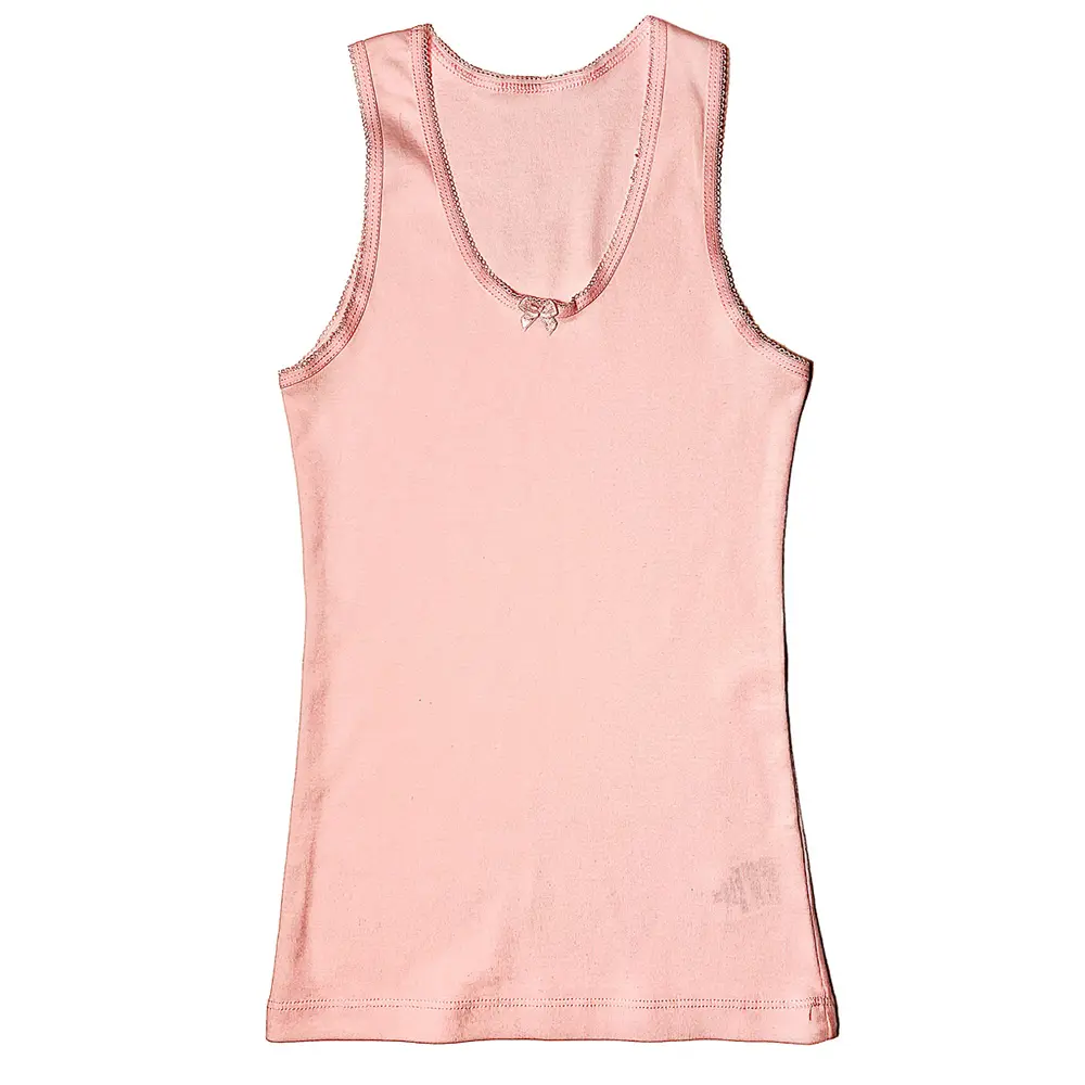 Fashionable girls' sleeveless top custom production available produced in Kyrgyzstan apparel for sale