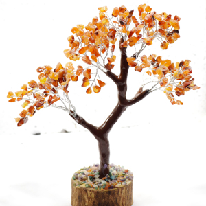 Gema curativa de cornalina Natural, árbol - Product Image 1