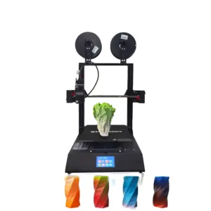 Water Soluble Support Independent Dual Extruder Backup Function Fool-Proof Carbon Fiber PLA/PVA/TPU/ABS/PA/PC/PA-CF 3d Printer