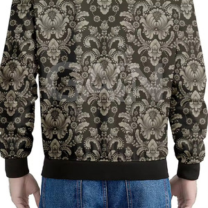 Chaqueta Bomber de Invierno para Hombre, Nueva Colección de Fábrica, Manga Larga, con Capucha, Logotipo Personalizado Impreso en la Parte Delantera, Servicio OEM Ecológico - Product Image 5