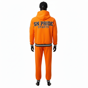 ชุดวอร์มมีฮู้ดแบบลำลองสำหรับฤดูหนาว คุณภาพสูง ราคาประหยัด ใส่ได้ทั้งชายและหญิง สไตล์สตรีทแวร์ สีสันปรับแต่งได้ ผ้าฝ้าย 100% ขายดี - Product Image 3