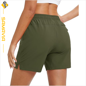 Pantalones cortos para mujer, pantalones cortos para correr de secado rápido para mujer, pantalones cortos ligeros transpirables para mujer para entrenamiento, listos para enviar EU USA - Product Image 6