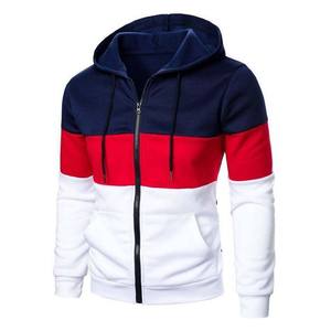 2024 personnalisé hommes de haute qualité 100% coton 340G pull à capuche polaire pleine fermeture éclair doublé intérieur uni Logo Design anti-rétrécissement - Product Image 5