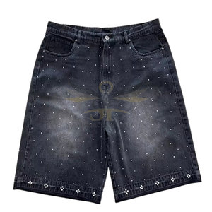 Short en strass sur mesure de nouveau style Short en strass de couleur unie à vendre Short en strass fabriqué au Pakistan - Product Image 1