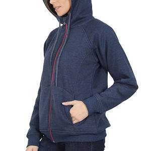 เสื้อฮู้ดสตรีทผ้าคอตตอนเนื้อนิ่มมีฮู้ดสำหรับผู้หญิงเสื้อฮู้ด2026สั่งทำสีได้ตามต้องการ - Product Image 3