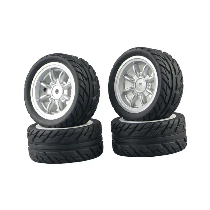 1/16 Scale RC Car Wheels Tires Accessory Assembly RC Upgrade Kit Modified