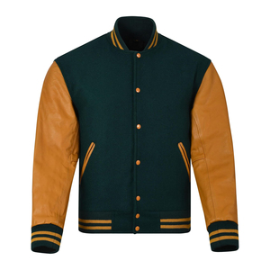 แจ็กเก็ตสำหรับผู้ชายแจ็คเก็ตทีมฟุตบอลสไตล์ใหม่แจ็คเก็ตทีมโรงเรียนไซส์ใหญ่พิเศษระบายอากาศได้สำหรับผู้ชาย - Product Image 1