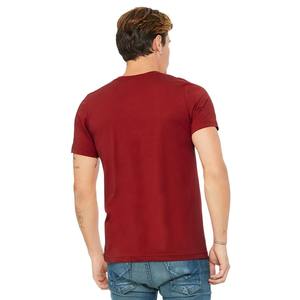 T-shirt biologique unisexe de logo personnalisé de haute qualité T-shirts promotionnels décontractés en tissu usé vierge pour hommes - Product Image 2