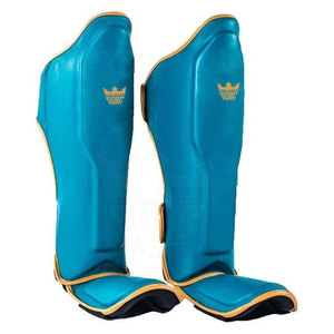 Protège-tibias en cuir de haute qualité pour la boxe et le MMA, légers, respirants, réglables, logo personnalisé, respectueux de l'environnement, protection des pieds - Product Image 5