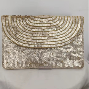 Pochette élégante perlée pour tenue ethnique et western, pochette perlée faite à la main pour un style chic, nouveau design - Product Image 1