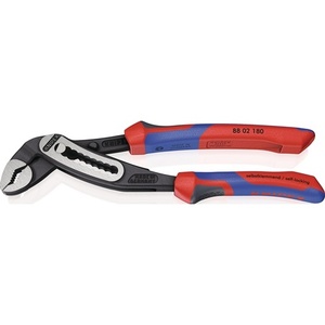 Pince multiprise Alligator 180 mm avec ouverture de mâchoire de 36 mm, poignées multi-composants polies pour la pêche par KNIPEX - Product Image 1