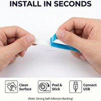 Tira de Luces LED RGBIC Direccionables WS2812B con USB Tipo-C de 5V CC, Sincronización de Música con Aplicación Inteligente, Cinta de Píxeles para Decoración de TV, Monitor y Sala de Juegos