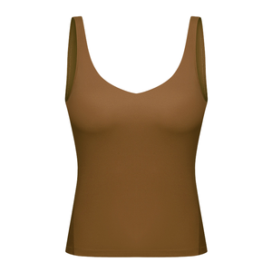 Camiseta sin Mangas para Mujer, Ajustada, Informal, de Moda Urbana, de Secado Rápido, Transpirable, para Fitness y Yoga, con Logotipo Frontal - Product Image 5