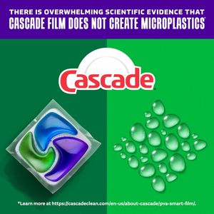 Cascade Platinum Plus Dishwasher Pods, Dishwasher <b>Detergent</b>, Dish <b>Detergent</b> Soap, Lemon, 47 Count - Product Image 3