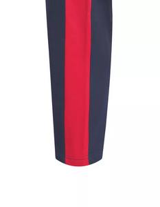 Chándal con cremallera de poliéster 100% y logotipo personalizado para hombre, conjuntos deportivos de invierno transpirables de alta calidad con panel mixto, MOQ bajo - Product Image 4