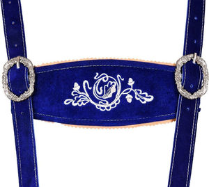 Custom <b>Men's</b> Bavarian Style Lederhosen Plus Size Knitted High Quality Durable <b>Leather</b> High Street Design Mid Waist Plain Dyed - Product Image 3