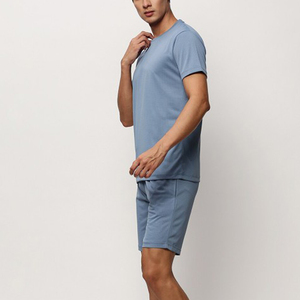 ¡Novedad de 2025! Conjunto de pantalones cortos para hombre, ropa de verano de 2 piezas, camiseta, pantalones cortos, conjunto doble de algodón y poliéster para hombre - Product Image 3