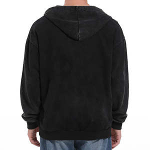 OEM Wholesale Streetwear Men's 100% Cotton <b>Oversized</b> Eco-Friendly <b>Fleece</b> Winter Pullover <b>Hoodie</b> 480g - Product Image 3
