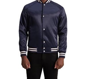 แจ็กเก็ตเลตเทอร์แมนคลาสสิกสไตล์วินเทจสำหรับผู้ชายสไตล์ชิคาโกมีซิปปิดแนวสตรีทแวร์ - Product Image 1