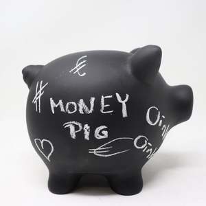 Hucha de pizarra con tiza para escribir, producto para ahorrar dinero - Product Image 6