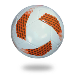 ลูกฟุตบอลพีวีซีแบบเย็บด้วยมือทำจากวัสดุ PU น้ำหนักเบาพิมพ์ลายโรงงานฟุตบอล - Product Image 2