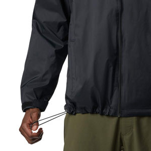 Chaqueta cortavientos ligera para hombre, transpirable e impermeable con capucha para actividades al aire libre y ropa informal - Product Image 6