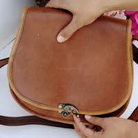 Tas Selempang Kulit Asli Desainer Slim Bohemian, Tahan Lama, Untuk Sehari-hari, Ukuran Besar, Musim Dingin & Musim Panas