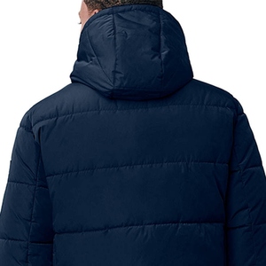 Veste matelassée lourde personnalisée, manteau à bulles, rembourrage en coton, parka longue pour homme, veste élégante pour homme, hiver froid, extérieur, livraison DDP - Product Image 5