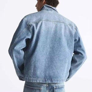 Mens Streetwear <b>Denim</b> <b>Jacket</b> Urban Fashion Jean Outerwear Custom Design Available Modern Fit <b>Lightweight</b> Customize <b>Denim</b> <b>Jackets</b> - Product Image 4